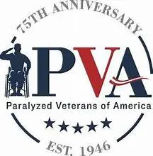 A logo for paralyzed veterans of america.