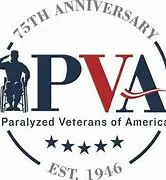 A logo for paralyzed veterans of america.