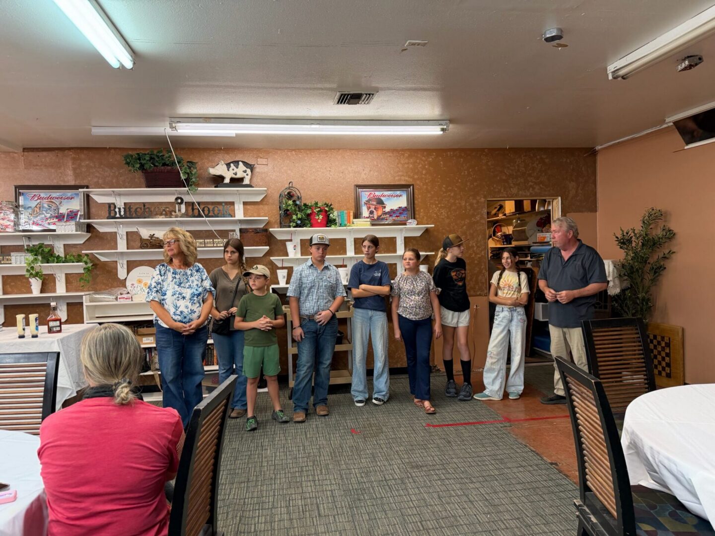 People standing in a meeting room